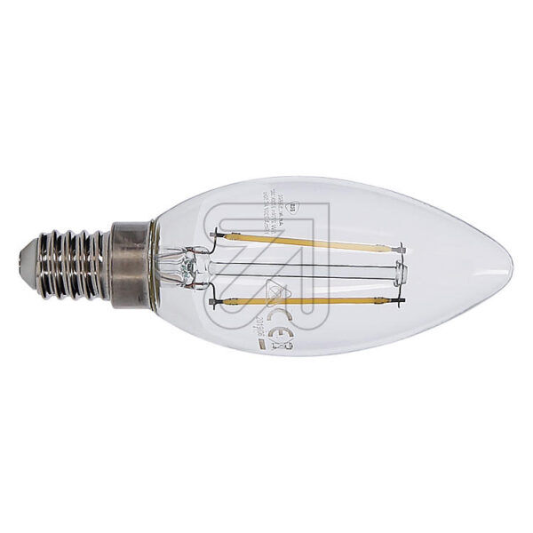 LED Filament Lamp E14 Kaars 2,5W 2700K - Afbeelding 2