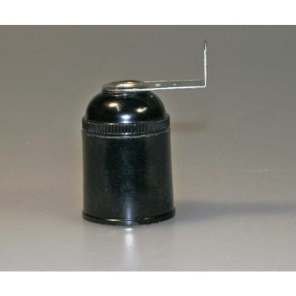 E27 fitting haaks zwart - Afbeelding 2