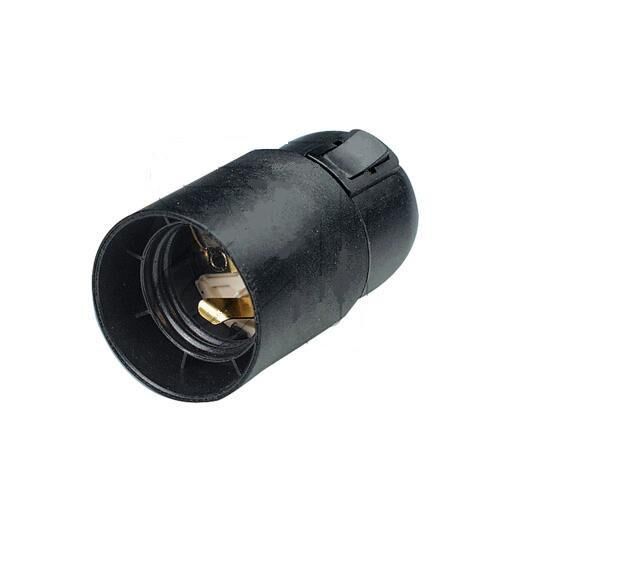 Product thumbnail Fitting E27 zwart met schakelaar