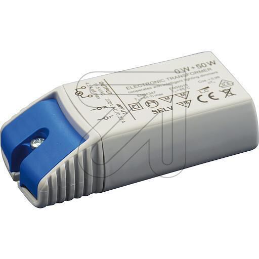 Product thumbnail ETZ elektronische LED/halogeen-trafo 0.1 tot 50Watt