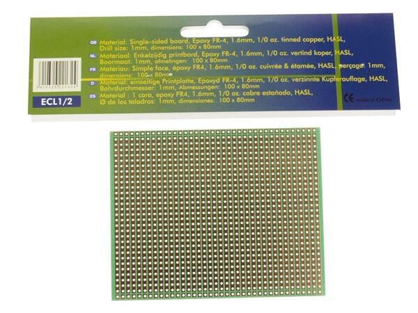 Product thumbnail EUROCARD VOLLE-LIJN PATROON - 100x80mm - FR4 (1st./bl.)