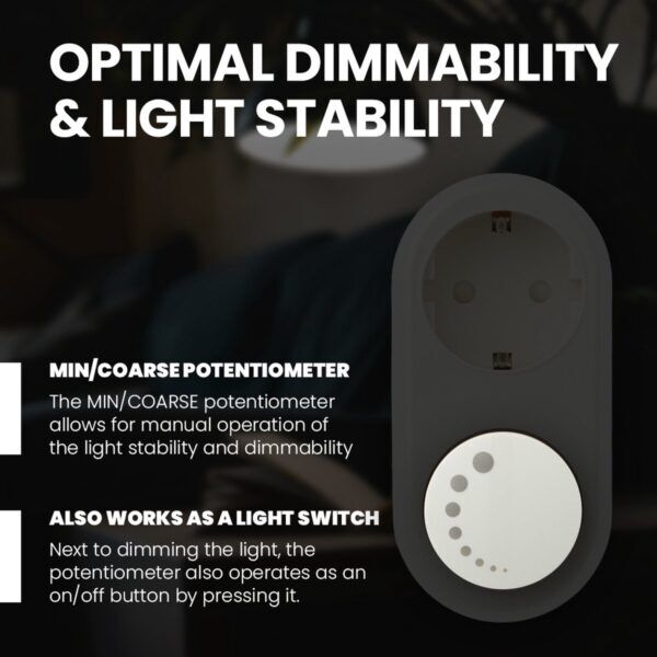 ECODIM LED Stekkerdimmer 0-100W - Afbeelding 5