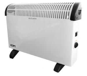 Product thumbnail EDM Convectorkachel 2000W wit met thermostaat en 3 warmtestanden