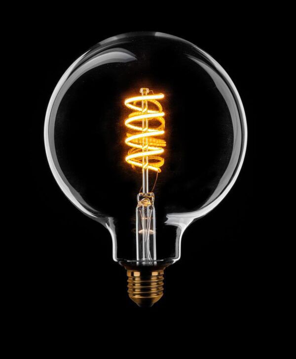 LED GLOBE G125 SPIRAAL 7W 3 STANDEN HIGH OUTPUT