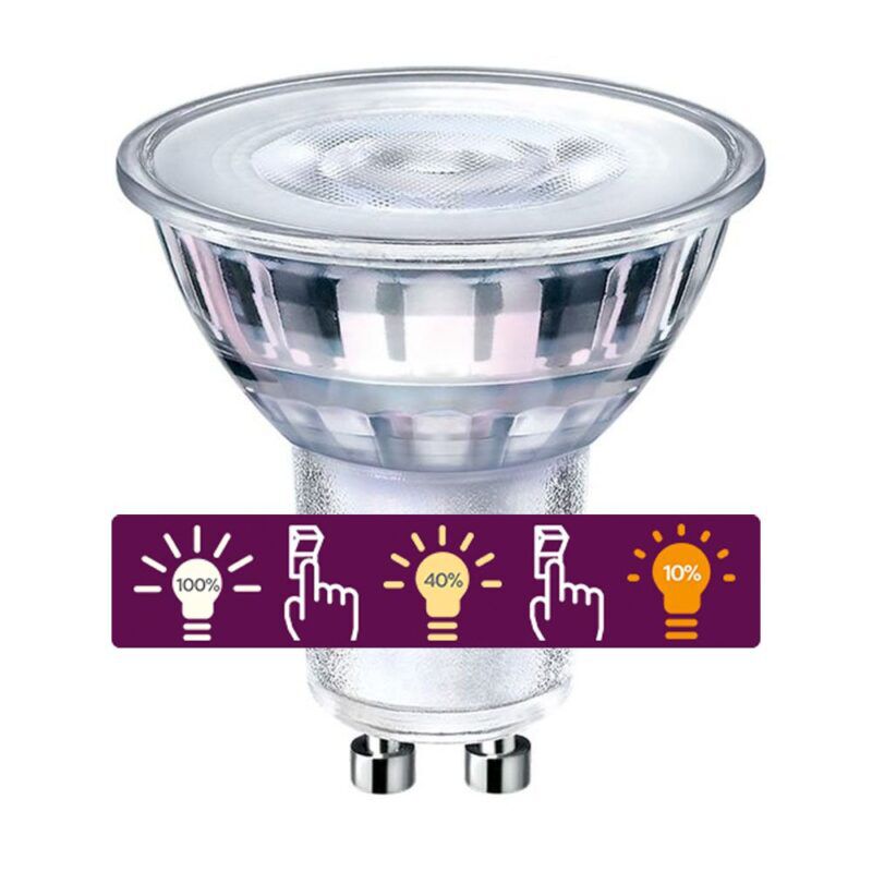 Product thumbnail LED GU10 5W 500LM 3 STANDEN DIMBAAR