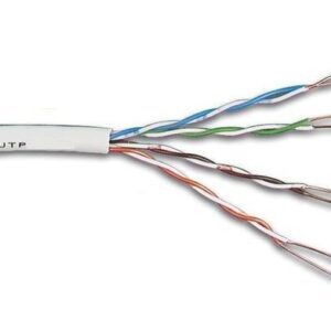 UTP CAT5e netwerkkabel grijs per meter massieve kern