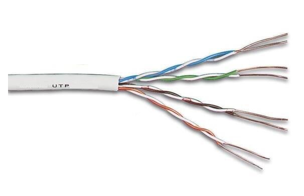 Product thumbnail UTP CAT5e netwerkkabel grijs per meter massieve kern