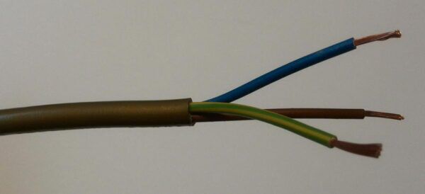 VMVL 3 x 0.75mm² brons/goud rond snoer