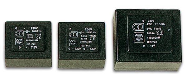 Product thumbnail INGEGOTEN TRANSFORMATOR 1.8VA 2 x 24V / 2 x 0.038A