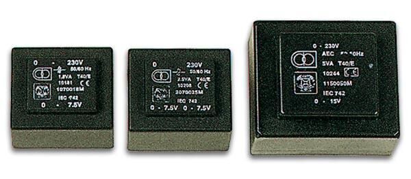 Product thumbnail INGEGOTEN TRANSFORMATOR 6VA 1 x 18V/333mA100A