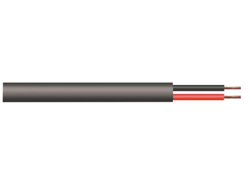 Product thumbnail Luidsprekerkabel zwart rond professioneel 2 x 1.5mm²