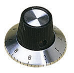 Product thumbnail KNOP MET SCHAALVERDELING KLEIN 6.35mm
