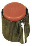 Product thumbnail BEDIENINGSKNOP KLEIN KAP ROOD