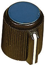 Product thumbnail BEDIENINGSKNOP KLEIN KAP BLAUW