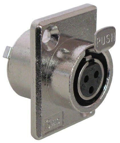 Product thumbnail MINI XLR 3P FEMALE CHASSIS