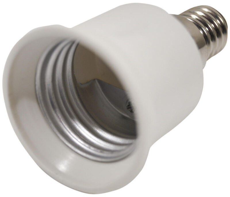 Product thumbnail VERLOOPFITTING VAN E14 NAAR E27
