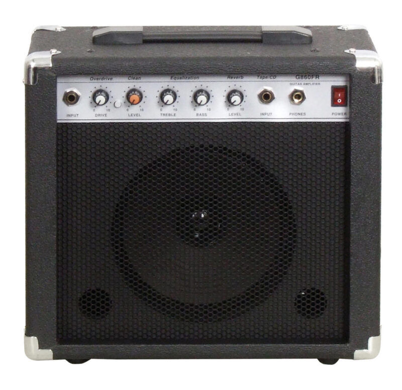 Product thumbnail Gitaar Versterker met overdrive 10W RMS vermogen