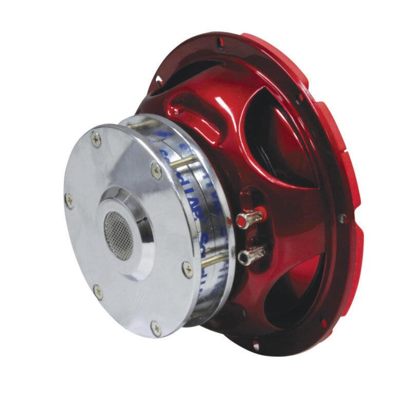 Product thumbnail RED 10 INCH 250W CAR SPEAKER 4 Ohm