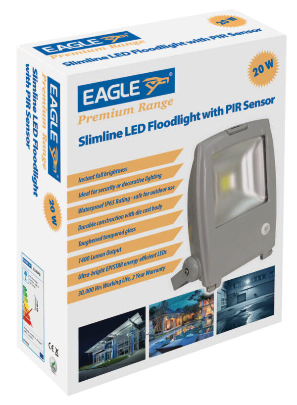 LED FLOODLIGHT 20W PIR - Afbeelding 2