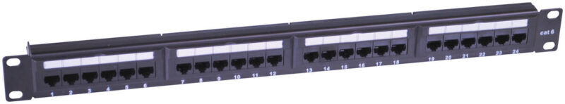 Product thumbnail 24 POORTS CAT5E PATCH PANEL