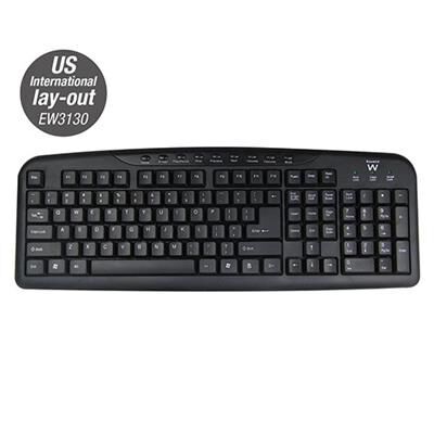 Product thumbnail Ewent Toetsenbord USB, Qwerty, Zwart
