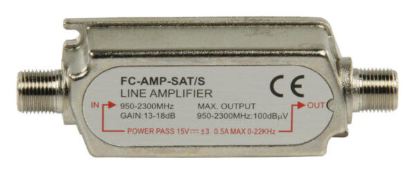 Satelliet In-Line Versterker 18 dB 950-2300 MHz