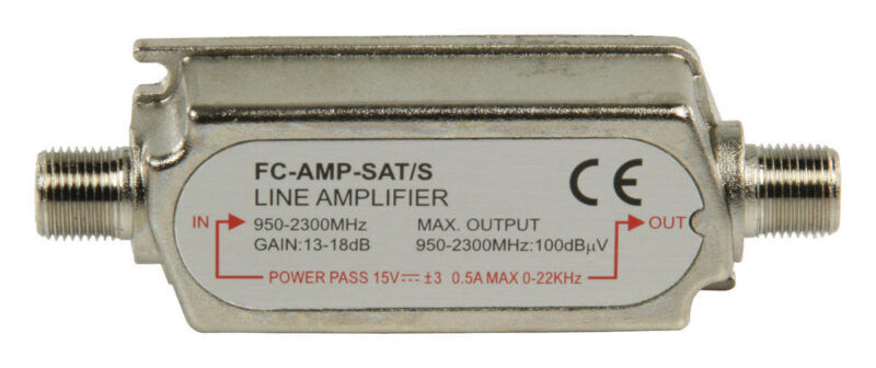 Product thumbnail Satelliet In-Line Versterker 18 dB 950-2300 MHz