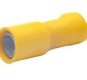 Kabelschoen | Bullet | 5mm | Female | Geel