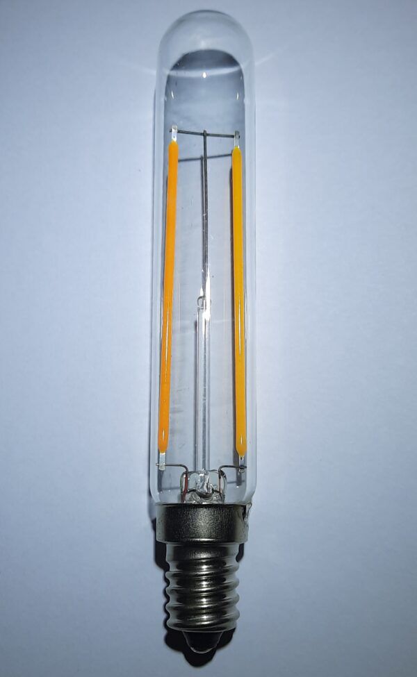 Filament LED T20x115 2W E14 200lm Helder Extra Warm Wit - Vervangt Mini Colorenta Philips - Afbeelding 2