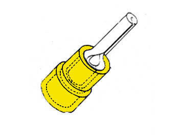 Product thumbnail PEN STEKKER GEEL