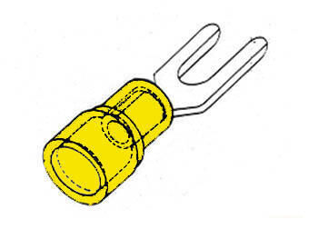 Product thumbnail VORK KABELSCHOEN M6 GEEL