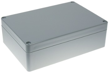 Product thumbnail ABS-BEHUIZING - 222 x 146 x 55mm DONKERGRIJS WATERBESTENDIG