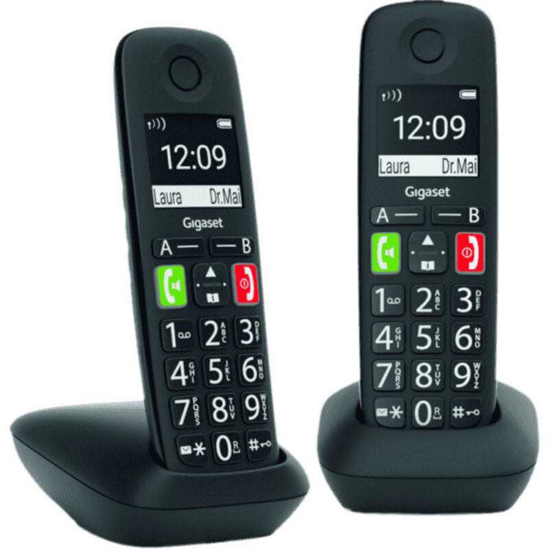 Product thumbnail Gigaset E290R Duo Big Button Black