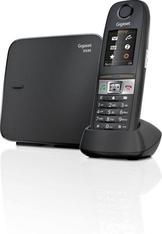 Product thumbnail Gigaset E630 zwart schok-, spatwater -en stofbestendig