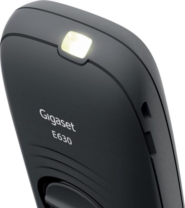 Gigaset E630 zwart schok-, spatwater -en stofbestendig - Afbeelding 3