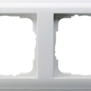 Gira ST55 Afdekraam 2-voudig zuiver wit glans
