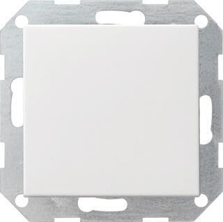 Product thumbnail Gira Drukvlak-wisselschakelaar inbouw basis met enkele wip zuiver wit