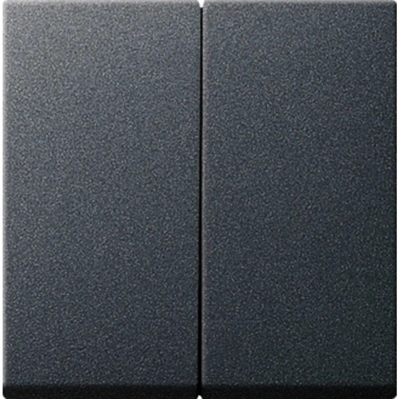 Product thumbnail Gira ST55 bedieningstoets tweevoudig mat antraciet