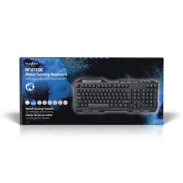 Gaming-toetsenbord | RGB-verlichting | USB 2.0 | US International | Metalen design - Afbeelding 5