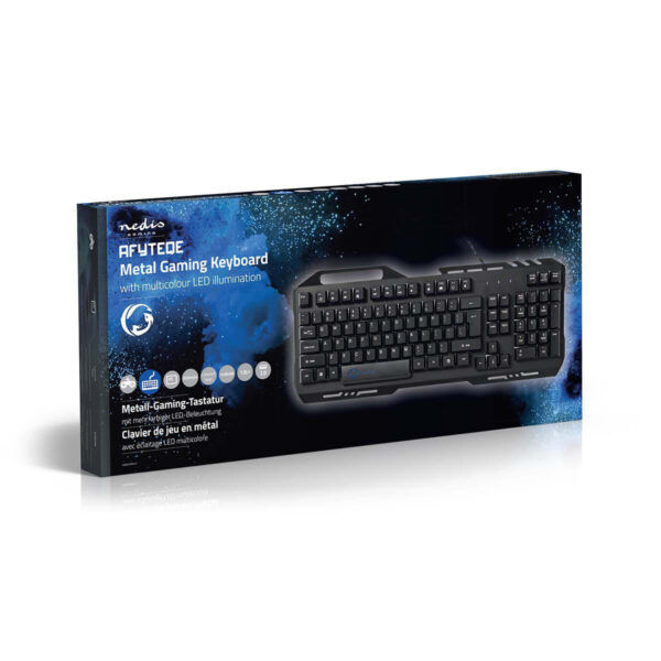 Gaming-toetsenbord | RGB-verlichting | USB 2.0 | US International | Metalen design - Afbeelding 7