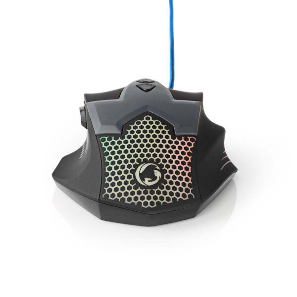 Gaming-Muis | Bedraad | Verlicht | 2400 dpi | 7 Knoppen - Afbeelding 2