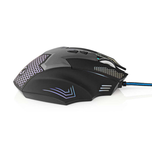 Gaming-Muis | Bedraad | Verlicht | 2400 dpi | 7 Knoppen - Afbeelding 4