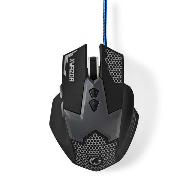 Gaming-Muis | Bedraad | Verlicht | 2400 dpi | 7 Knoppen - Afbeelding 3