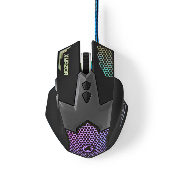 Gaming-Muis | Bedraad | Verlicht | 2400 dpi | 7 Knoppen - Afbeelding 6