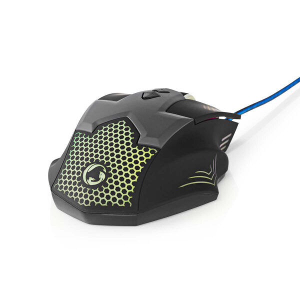 Gaming-Muis | Bedraad | Verlicht | 2400 dpi | 7 Knoppen - Afbeelding 7