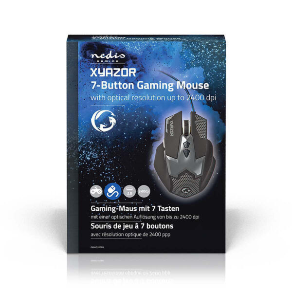 Gaming-Muis | Bedraad | Verlicht | 2400 dpi | 7 Knoppen - Afbeelding 8