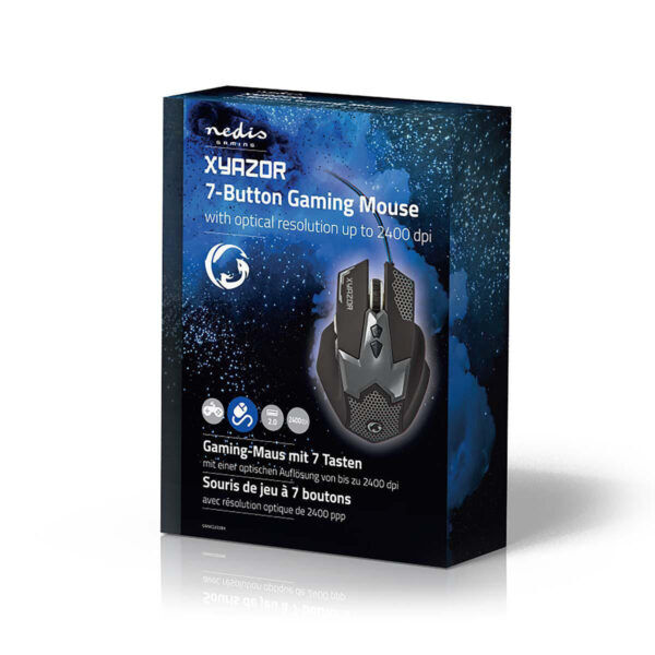 Gaming-Muis | Bedraad | Verlicht | 2400 dpi | 7 Knoppen - Afbeelding 9