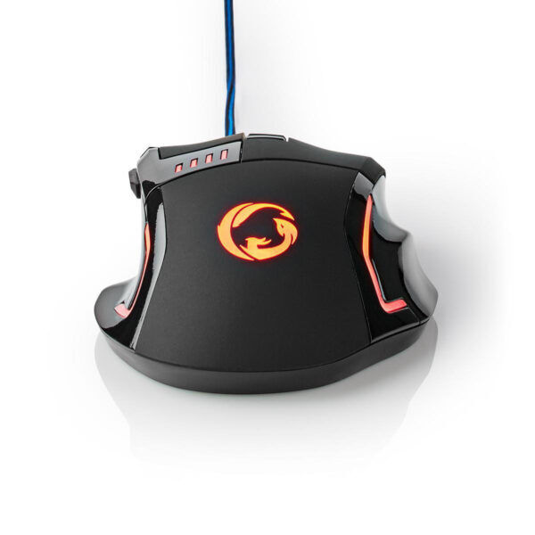 Gaming-Muis | Bedraad | Verlicht | 4000 dpi | 8 Knoppen - Afbeelding 6