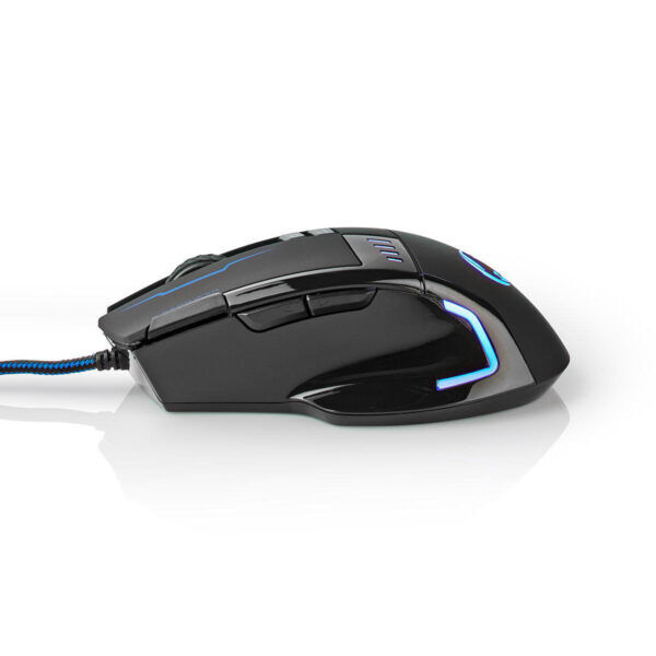 Gaming-Muis | Bedraad | Verlicht | 4000 dpi | 8 Knoppen - Afbeelding 5