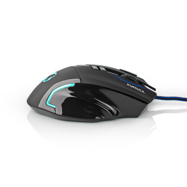 Gaming-Muis | Bedraad | Verlicht | 4000 dpi | 8 Knoppen - Afbeelding 2